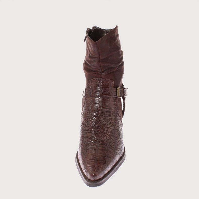 Bota Vaquera Chocolate Vía Franca Mujer Art: 521081COFFEE-2