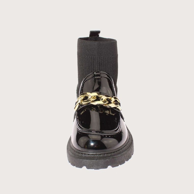 Botín Negro Vía Franca Niña Art: 31201C1439BLACK-2