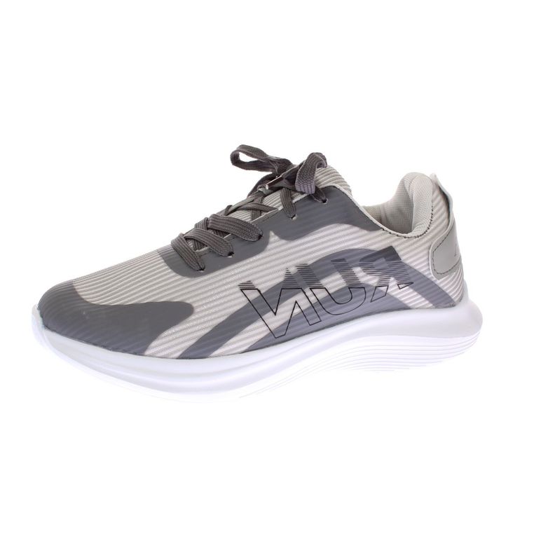 Zapatilla Gris/Blanco Vía Franca Hombre-0