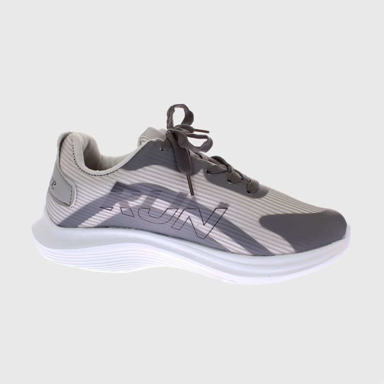 Zapatilla Gris/Blanco Vía Franca Hombre-3