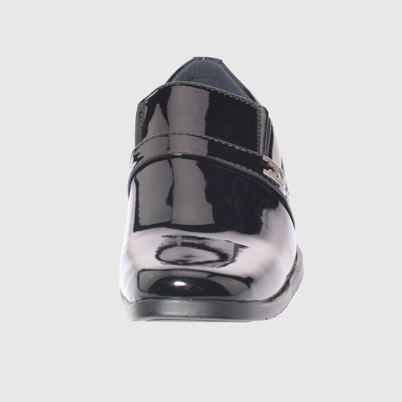 Zapato Formal Negro Vía Franca Hombre-2