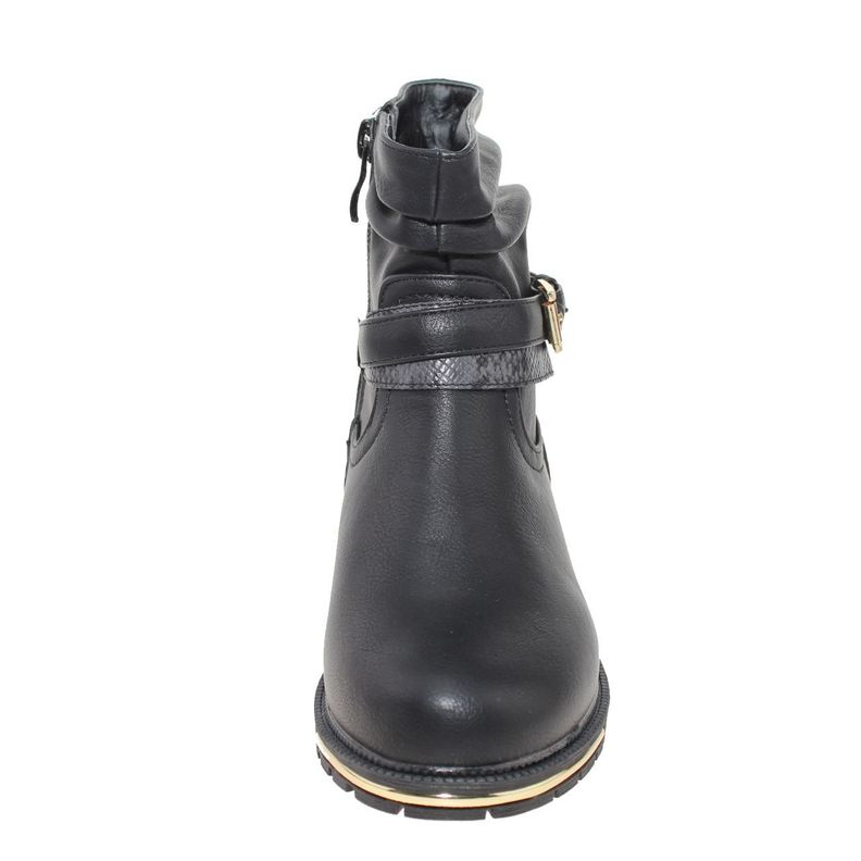 Bota Negro Vía Franca Niña-3