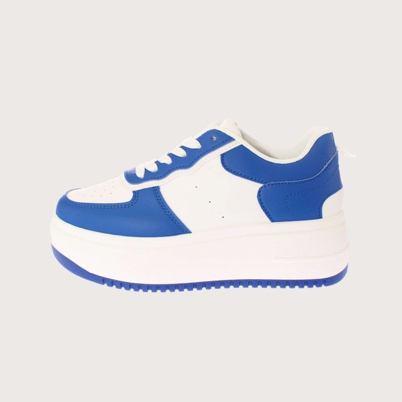 Zapatilla Plataforma Azul Vía Franca Mujer Art: 5S209B0055ROYALBLUE-1