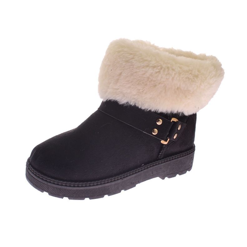Bota Piel Negro Vía Franca Niña-0
