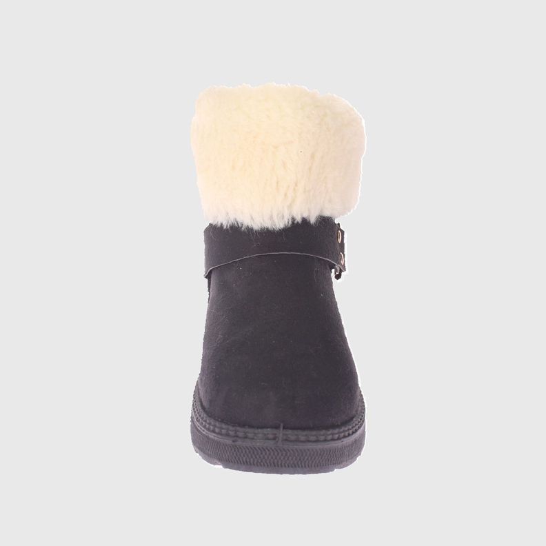 Bota Piel Negro Vía Franca Niña-2