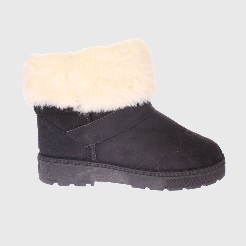 Bota Piel Negro Vía Franca Niña-3