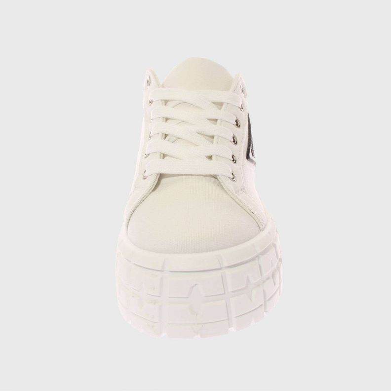 Zapatilla Lona Blanco Vía Franca  Mujer-2