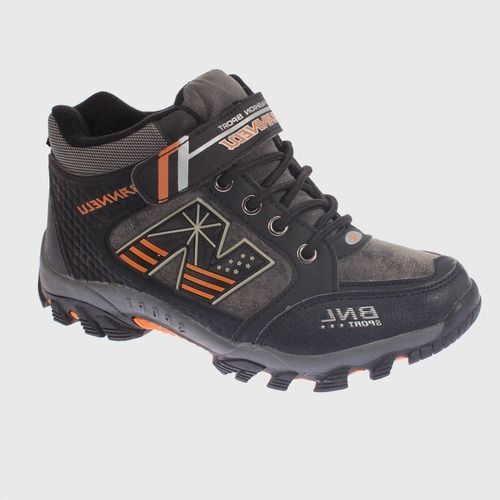 Zapatilla Outdoor Gris Naranjo Vía Franca Niño-0