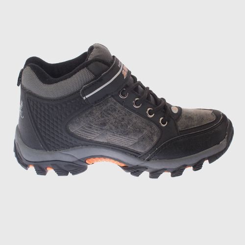 Zapatilla Outdoor Gris Naranjo Vía Franca Niño-3