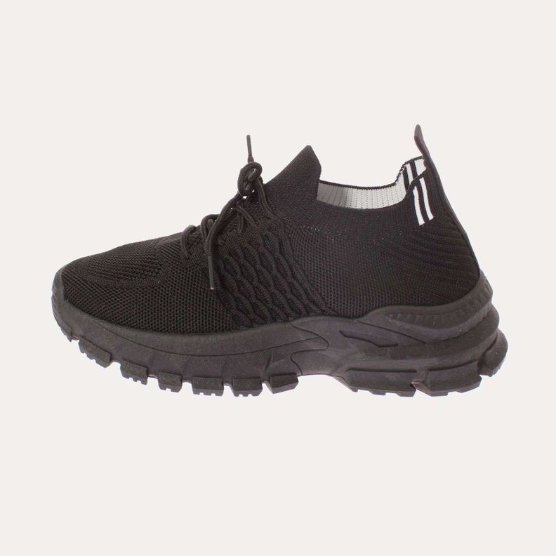 Zapatilla Colegio Negro Vía Franca Niño Art: 3PG24213BLACK-1