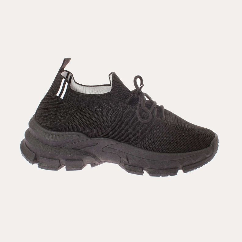 Zapatilla Colegio Negro Vía Franca Niño Art: 3PG24213BLACK-3