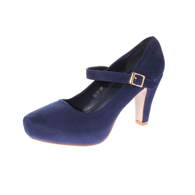 Zapato fiesta Azul Vía Franca Mujer-0