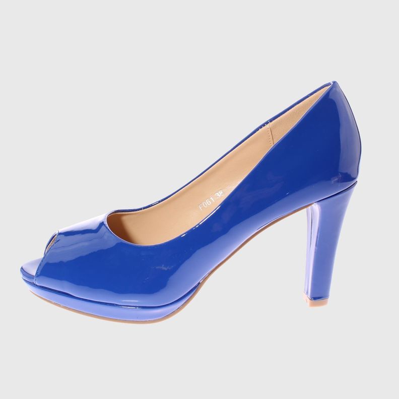 Zapato Fiesta Azul Vía Franca Mujer-1