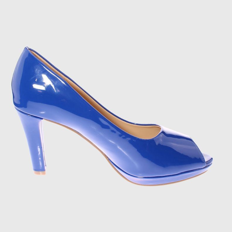 Zapato Fiesta Azul Vía Franca Mujer-3