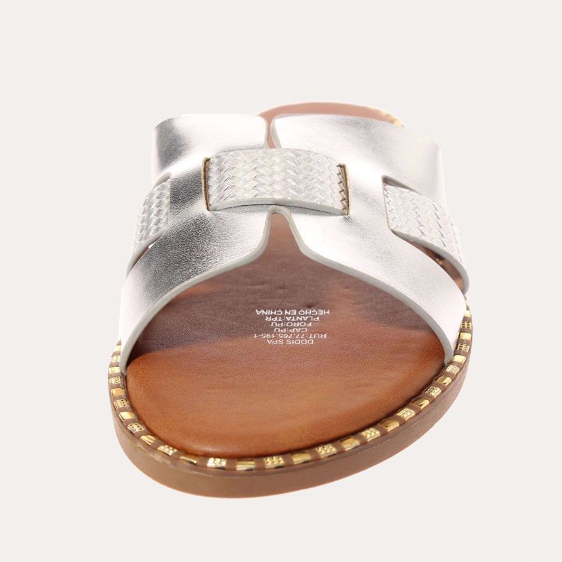 Sandalia Plateado Vía Franca Mujer Art: 5KD71SILVERY-2