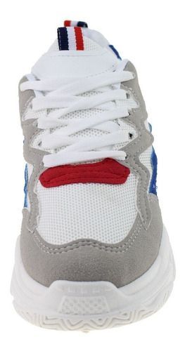 Zapatilla Blanco/Azul Vía Franca Mujer-2