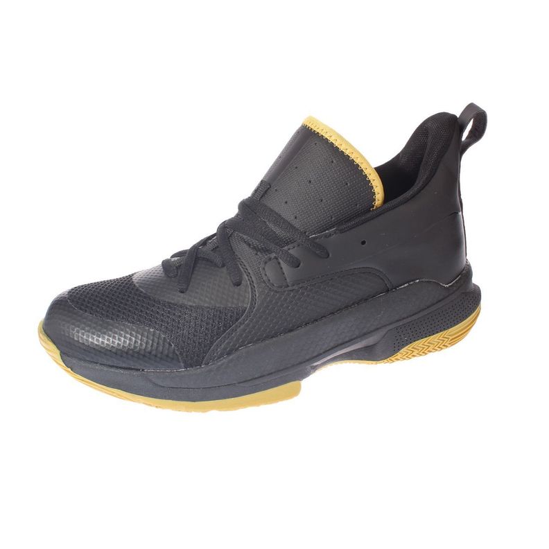 Zapatilla Caña Negro/Dorado Vía Franca Hombre-0