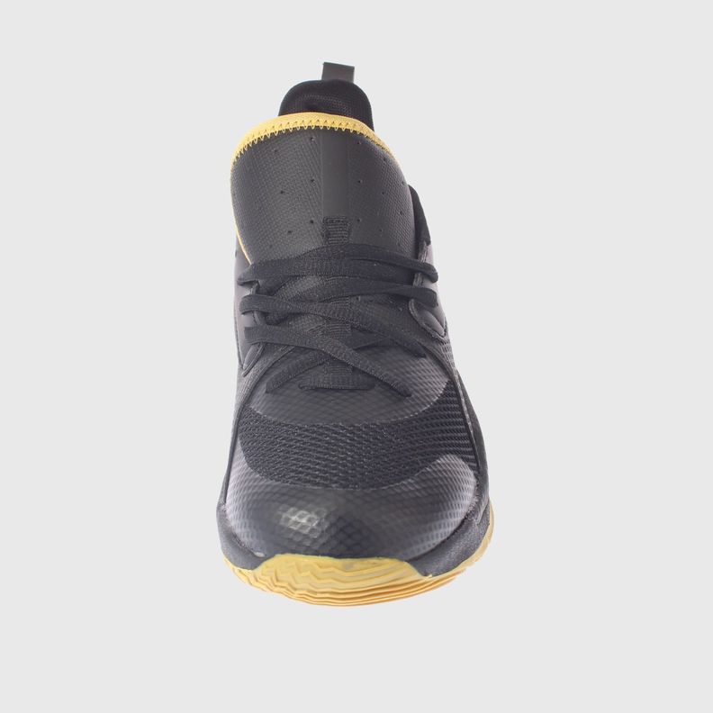 Zapatilla Caña Negro/Dorado Vía Franca Hombre-1