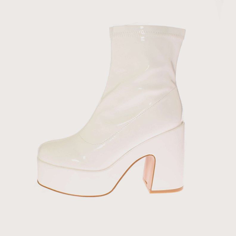 Bota Terraplen Blanco Vía Franca Mujer Art: 506881AWHITE-1