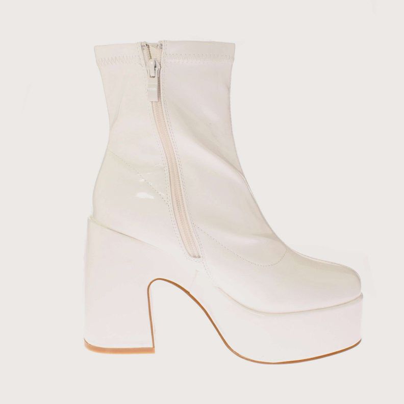 Bota Terraplen Blanco Vía Franca Mujer Art: 506881AWHITE-3