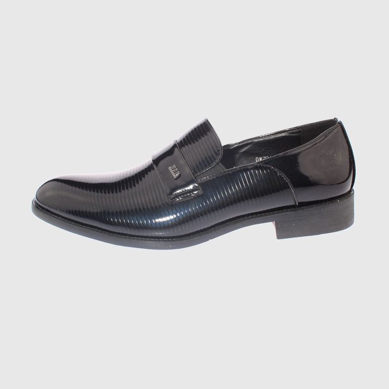 Zapato charol Negro Vía Franca Hombre-1