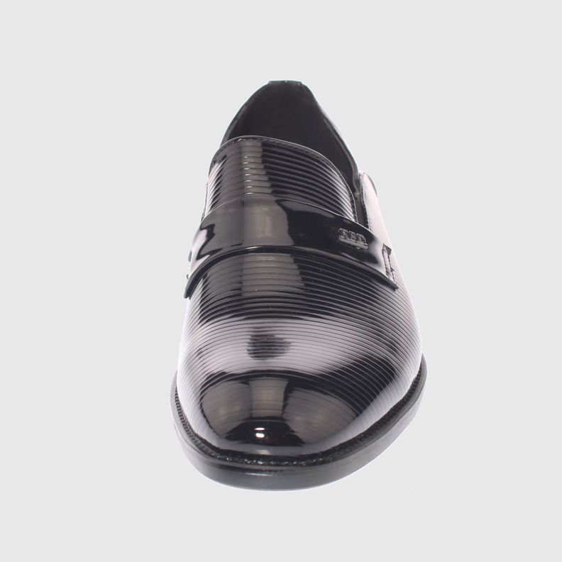 Zapato charol Negro Vía Franca Hombre-2