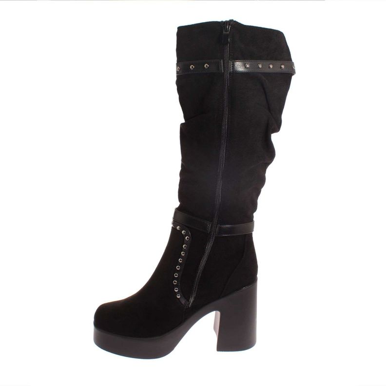 Bota Negro Vía Franca Mujer Art: 5PG243131BLACK-1