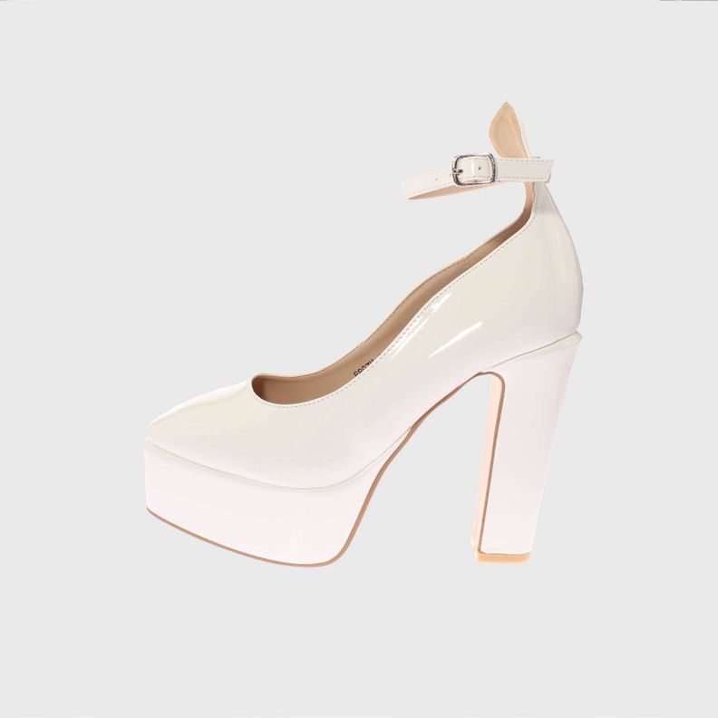 Zapato Fiesta Blanco Vía Franca Mujer-1