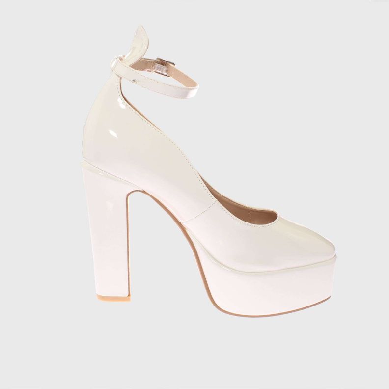 Zapato Fiesta Blanco Vía Franca Mujer-3