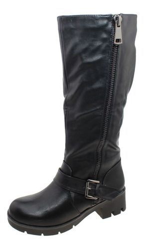Bota Negro Vía Franca Mujer-0