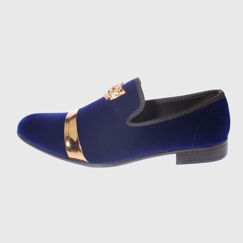 Mocasín Azul Vía Franca Hombre-1