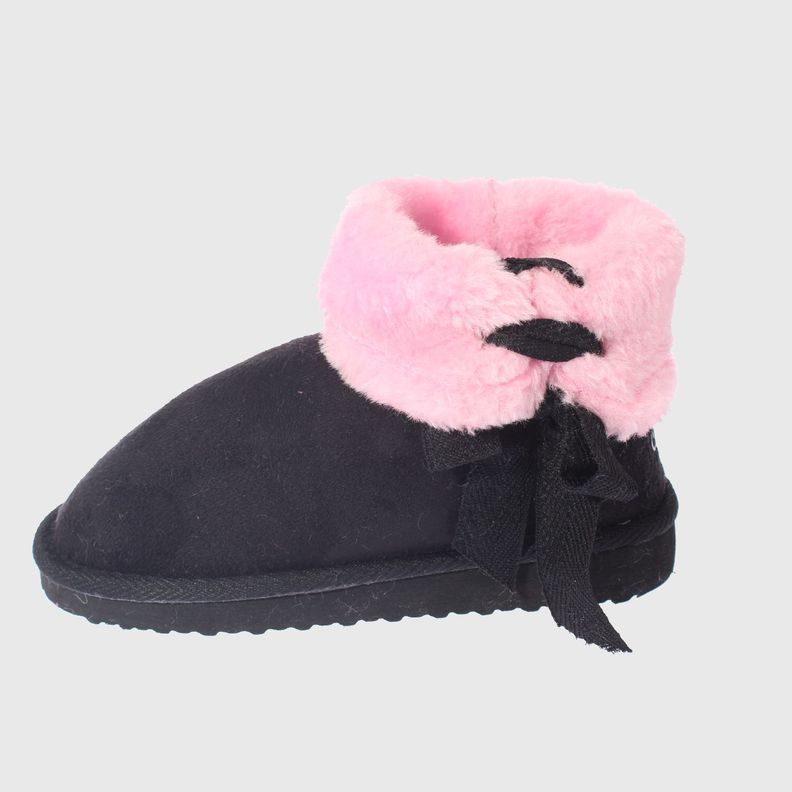 Bota invierno Negro Vía franca Niña-3