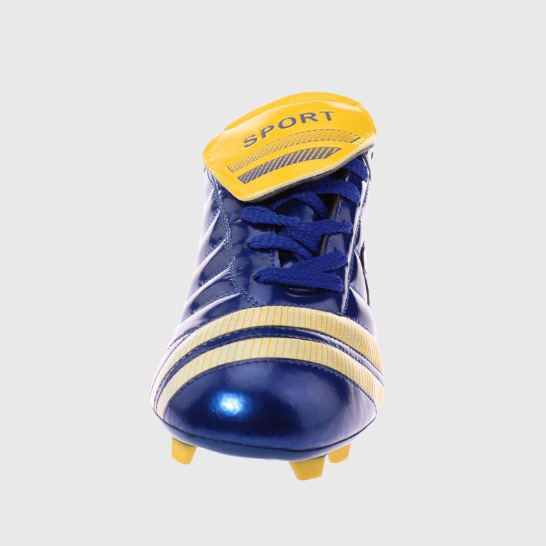 Zapato Futbol Azul/Amarillo Vía Franca Hombre-4