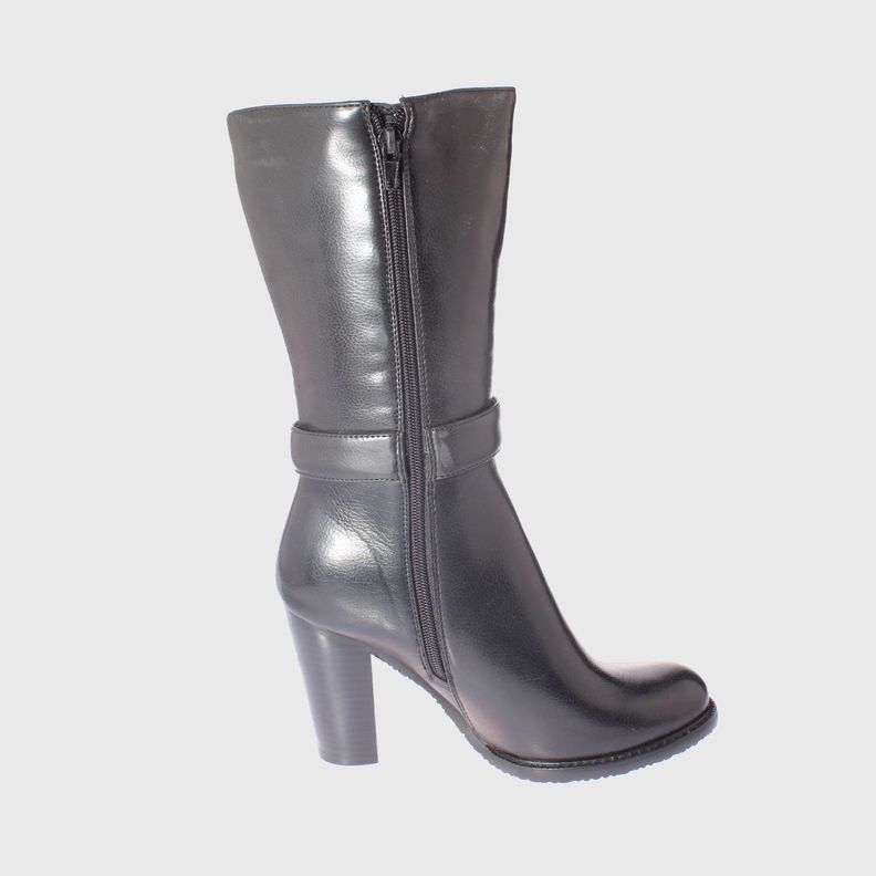 Bota Negro Vía Franca Mujer-3