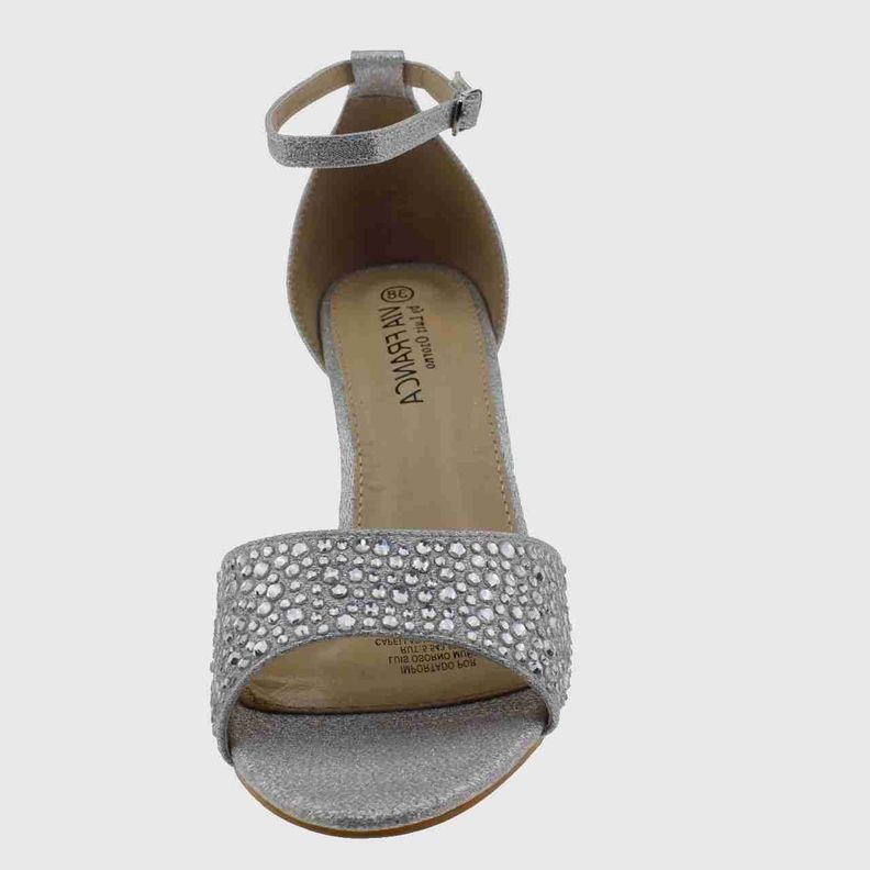 Sandalia Fiesta Plata Vía franca Mujer 5G8247PLATA1-2