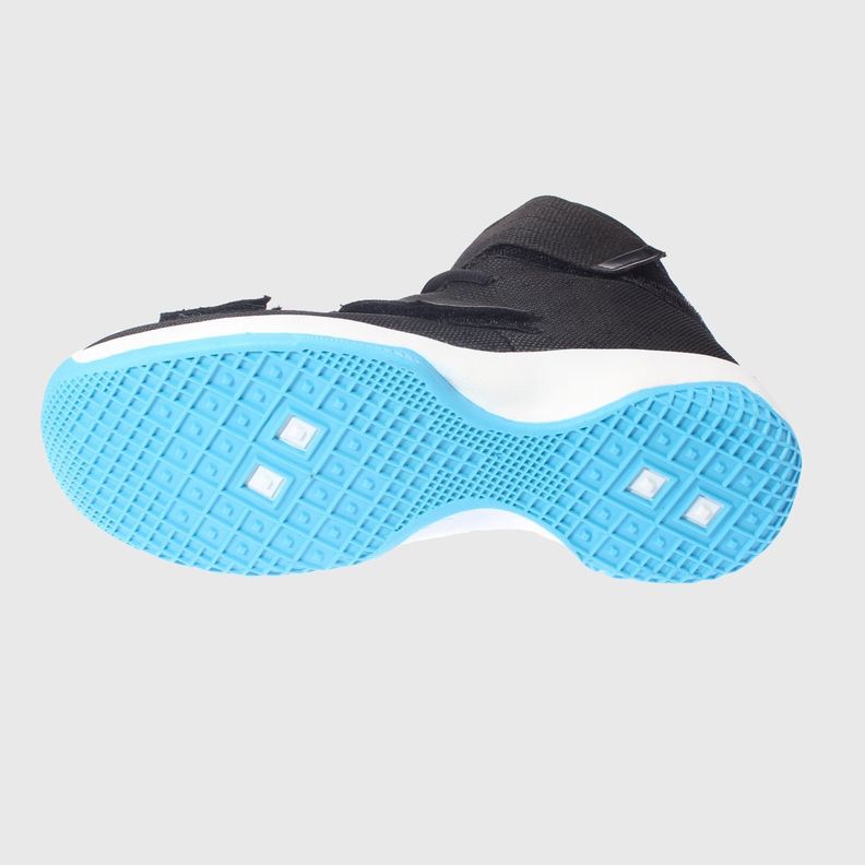 Zapatilla Negro/Verde Agua Vía franca Hombre-4