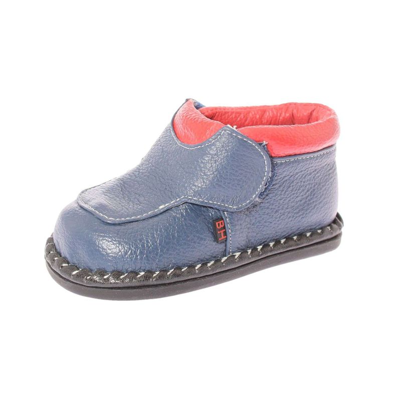 Zapato Navy/Rojo Vía Franca Niño-0