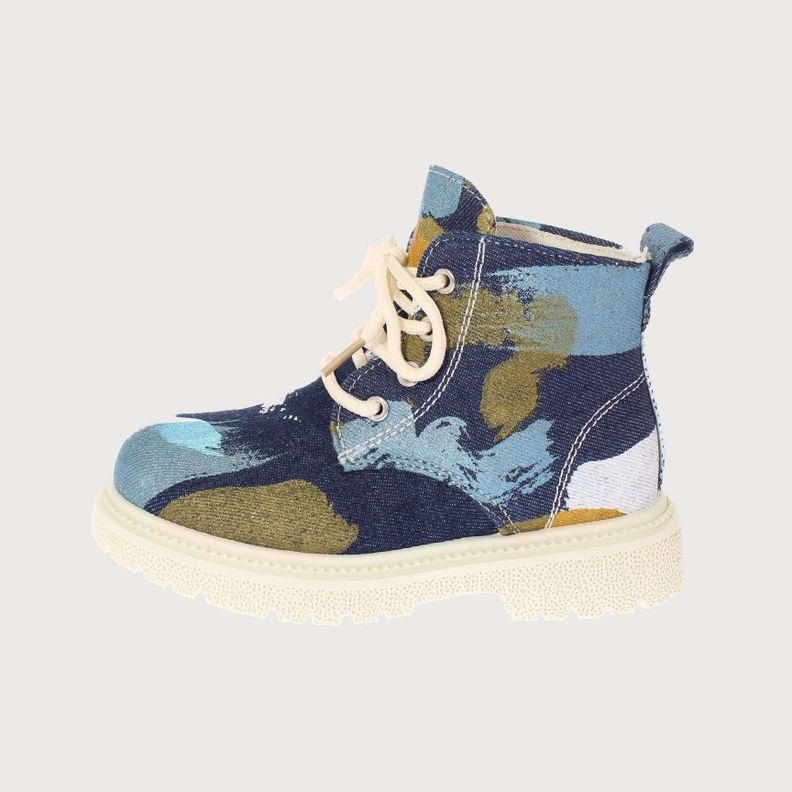 Botín Azul Marino Vía Franca Niña Art: 31202D1428NAVY-1