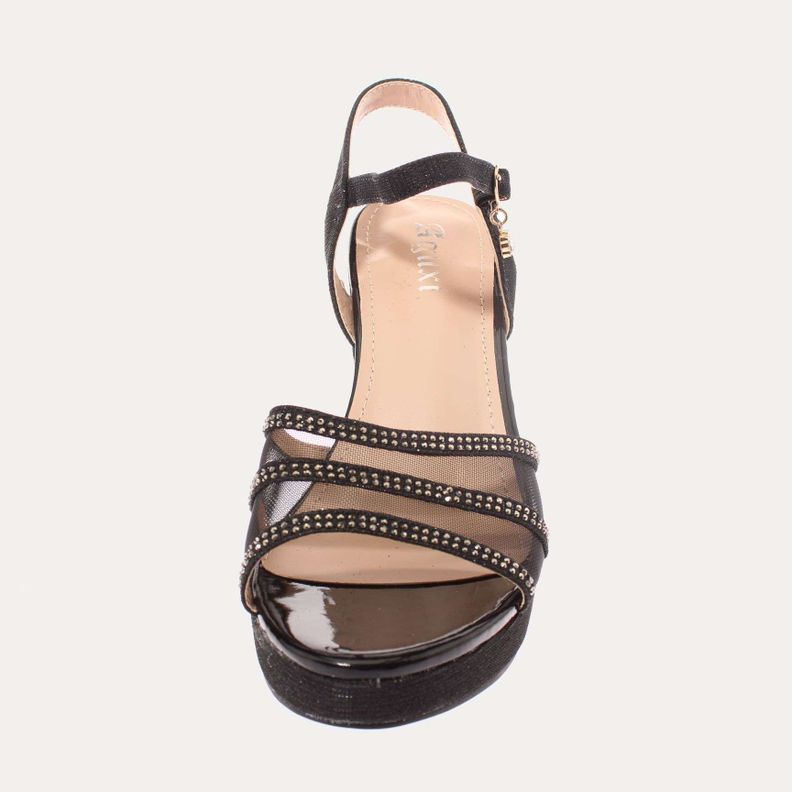 Zapato Tacón Negro Vía Franca Mujer Art: 52212BLACK-2