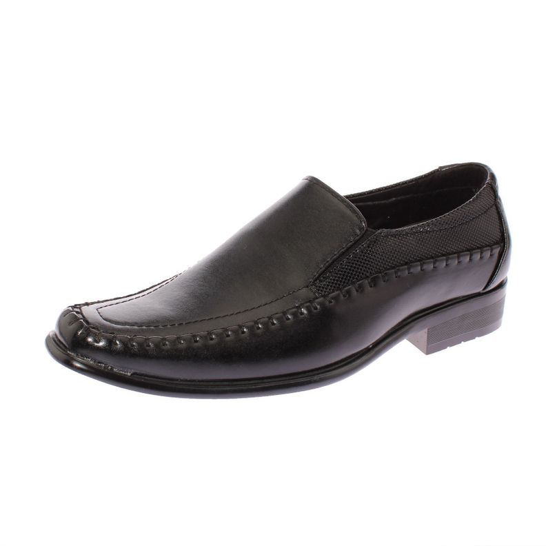 Zapato Negro Vía Franca Hombre-0