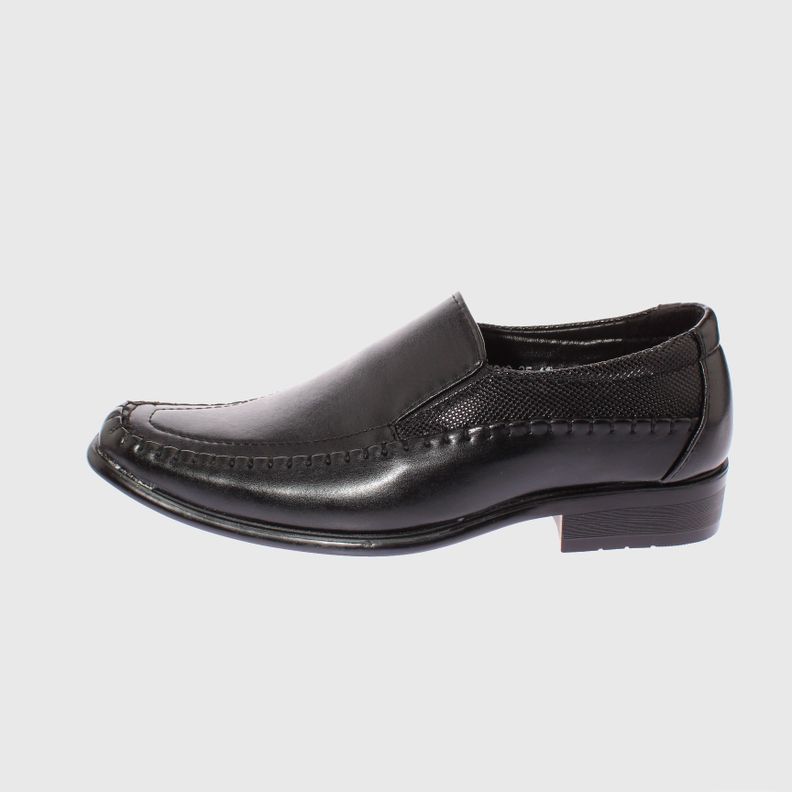 Zapato Negro Vía Franca Hombre-1