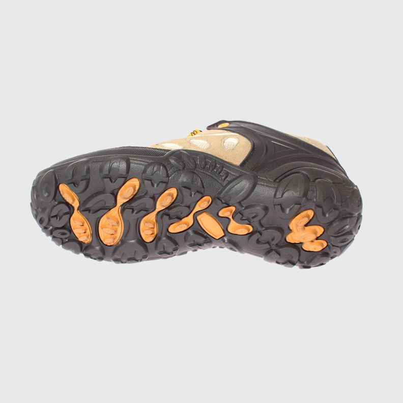 Zapatilla Outdoor Negro/Camel/Amarillo Vía Franca Niño-1