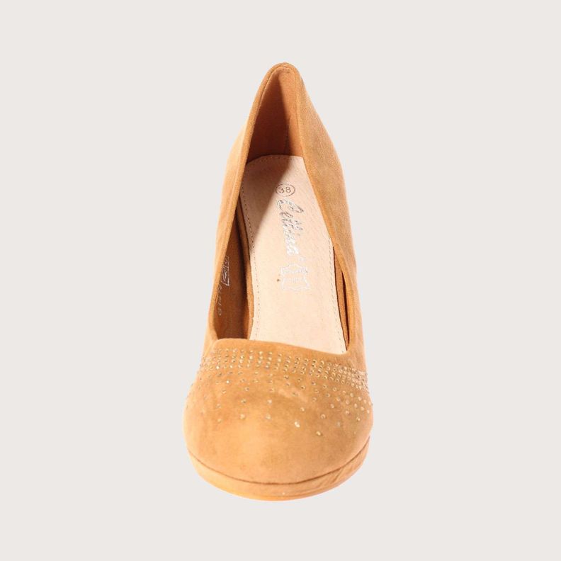 Zapato Café Claro Vía Franca Mujer Art: 5G1419CAMEL-2