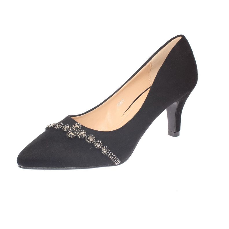 Zapato taco Negro Vía Franca Mujer-0