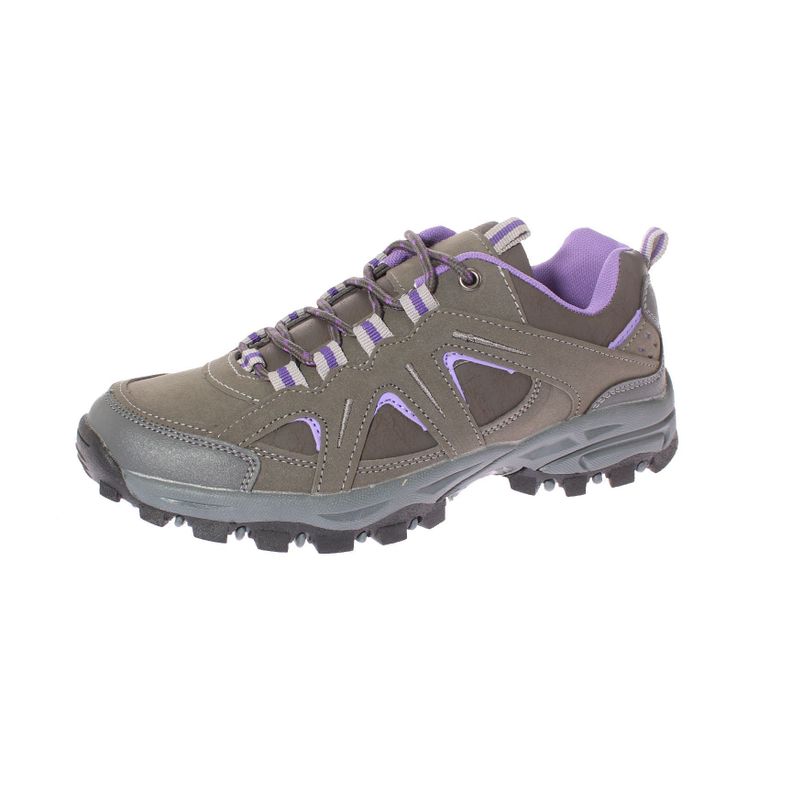 Zapatilla Outdoor Gris/naranjo Vía Franca Mujer-0