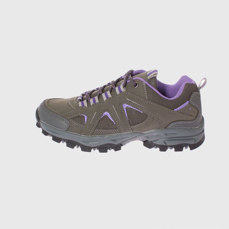 Zapatilla Outdoor Gris/naranjo Vía Franca Mujer-1