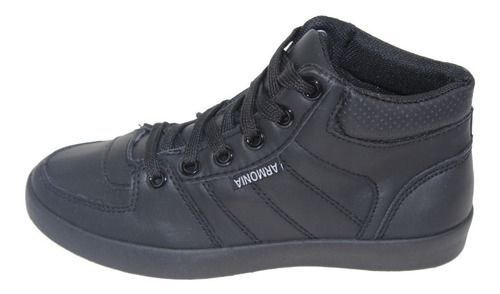 Zapatilla Escolar Para Niño Color Negro-2