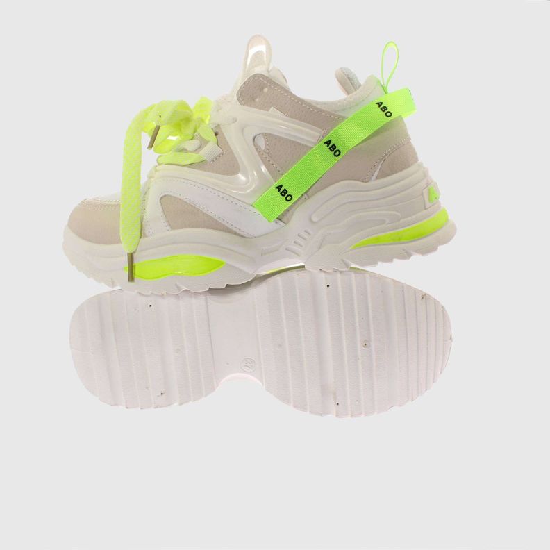 Zapatilla Blanco/Verde Vía Franca Mujer-1