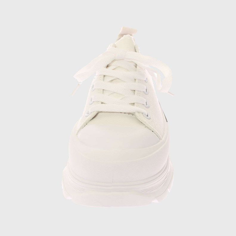Zapatilla Lona Blanco Vía Franca Mujer-2