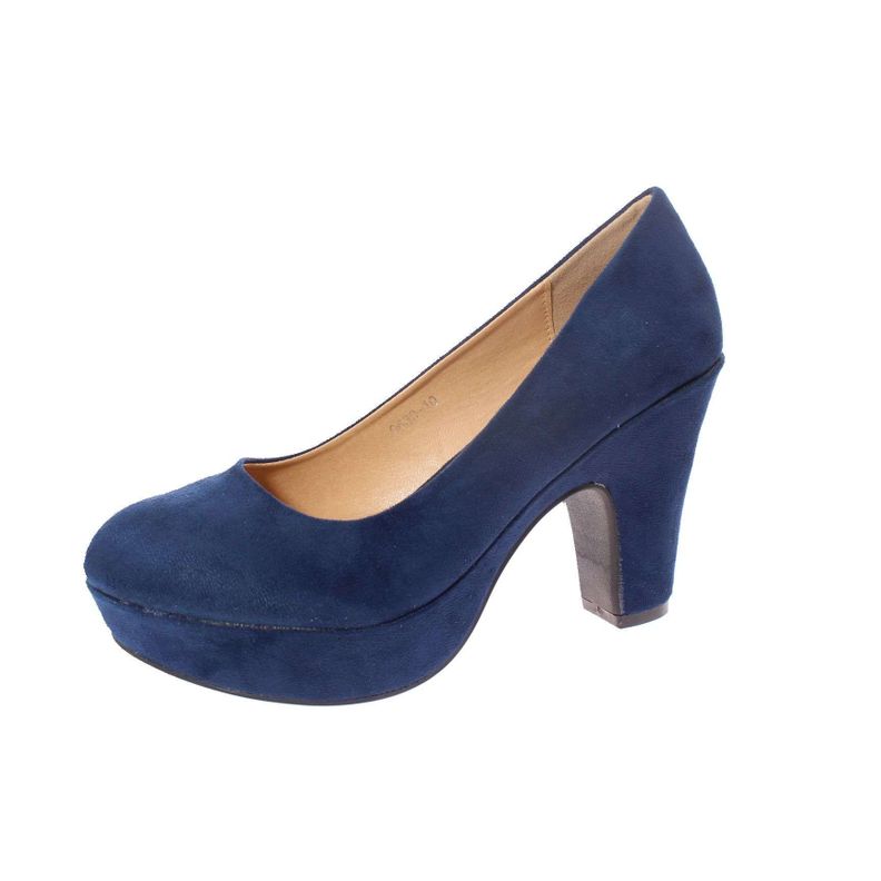 Zapato Taco Azul Marino Vía Franca Mujer Art: 5063010NAVY-0